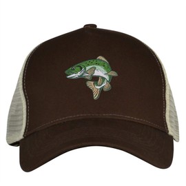 Bang Tidy Clothing Trout Fishing Hat Snapback Baseball Cap Fish Hats Gifts for Men Women