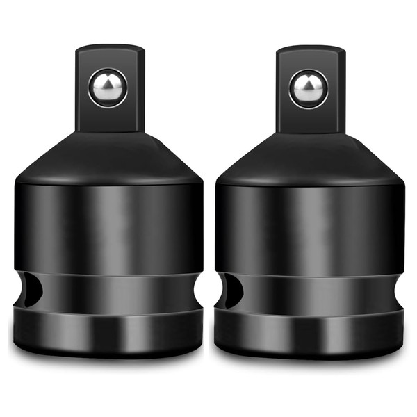 2PCS Juttzzei Impact Socket Adapter, 3/8 Inch Square Adapter Drive