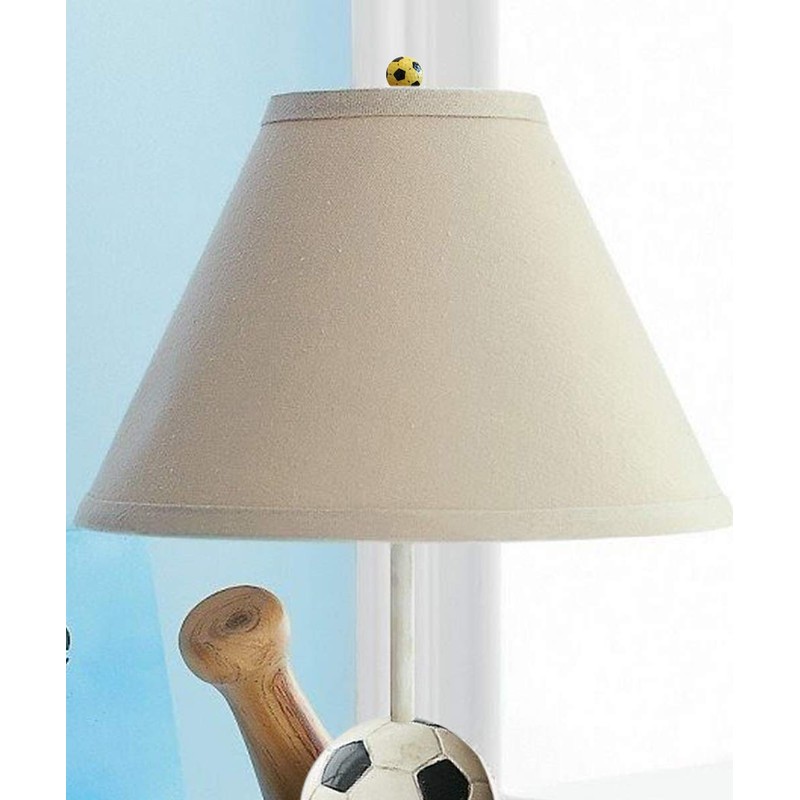 Soccer Ball Ceiling Fan Pull, 2.25"h with 12" Antiqued Brass