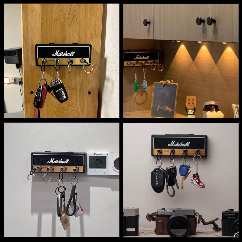 Marshall Key Holder for Wall - JCM800 Guitar Amp Key