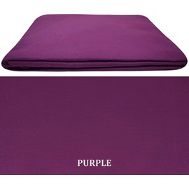 Luxury Extra Deep Frilled Fitted Sheet Available in 14 Colours (Double, Plum/Purple)