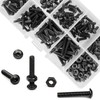 FullFun 300PCS M3 x 5/6/8/10/12/14/16/18/20mm Button Head Socket Cap Screw