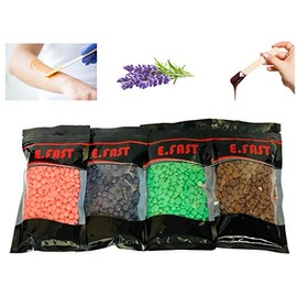 Professional 100g Hard Wax for Full body, Face, Eyebrow, Underarm, Brazilian Bikini Hair Removal Wax, Premium and Gentle Hot Wax (LAVENDER)
