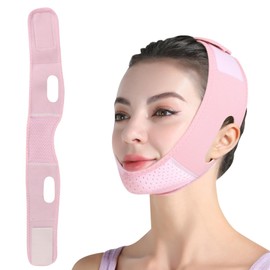 Double Chin Reducer, Reusable Face Lifting Mask Face Slimming & Jawline Sculpting V-Line Lifting Mask for Women & Men Comfortable Adjustable Anti-Aging Chin Strap for sleeping, Firm Lifted Skin