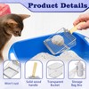 Quxddy Cat Litter Scoop with Litter Scoop, Stainless Steel Litter