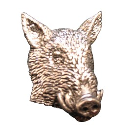 Pin Keiler | For Hat or Lapel | Perfect for Hunting Outfit | Pin Button, Tin