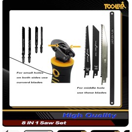 Toolan 8-IN-1 MULTI BLADES HAND SAW