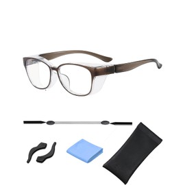 Marcea Hay Fever Glasses, Pollen Prevention Glasses, Pollen Prevention Glasses [Anti-Fog, Blue Light Cut] Anti-Fog Glasses, Glasses, Protective Glasses, Stylish, Splash Prevention Glasses, Pollen