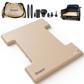 Desque Truck Bed Mattress for 5.5-5.8Ft, Self-Inflating Mat Full-Size Short Trucks Bed for Outdoor Camping, Pickup Tent Accessories 12V Air Pump, Carry Bag, for Silverado, RAM, F Series, Sierra, Titan