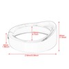 Headlamp Headlight Trim Ring 7 inch Fit for Harley Motorcycle