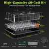 Mulctun 120-Cell Seed Starter Tray with Grow Light, Seedling Starter