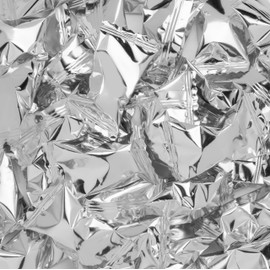 Candy Envy - Silver Foil Buttermints - 13 oz. Bag - 100 Individually Wrapped Silver Candy Mints