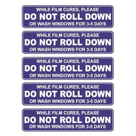 Do Not Roll Down Sticker,1x4inch 100pcs Do Not Roll Down Window Sticker for Car