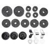 21Pcs Cymbal Replacement Accessories Felts Sleeves Wing Nuts Washers for