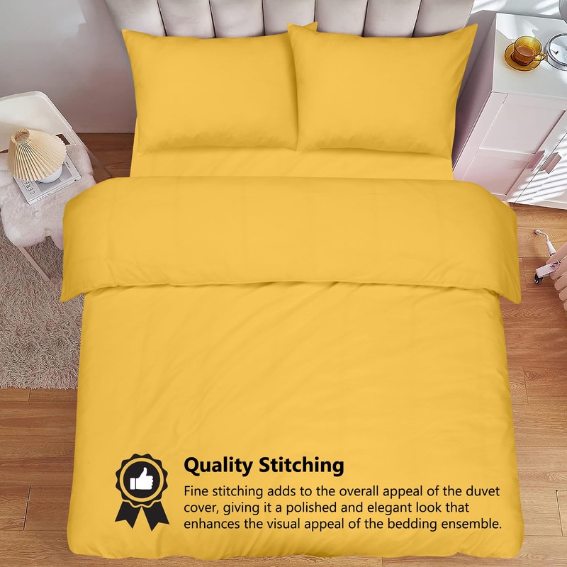 SSW HOMES King Size Duvet Cover Set - 3 Pcs