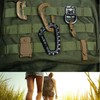 Tactical Backpack Quick-Release Carabiner Hook D Orange SE02154 100ea