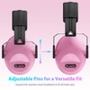 Dr.meter Ear Muffs for Noise Reduction, Pink+Black & Orange