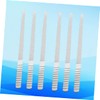 Baluue 6pcs Stainless Steel Double-sided Nail Files for Manicure and