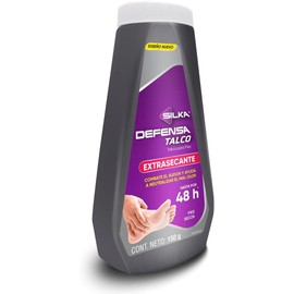 SILKAMEDIC Talco Extrasecante, Combate el sudor y ayuda a neutralizar el mal olor, Envase con 150g