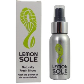 Lemon Sole - POWERFUL & NATURAL shoe freshener & deodoriser with 6 essential oils. Great for Sport. Very effective!