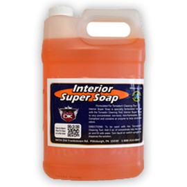 Detail King Interior Super Soap - Car Interior Cleaner, Upholstery Cleaner - Gallon - Makes 16 Gallons of solution