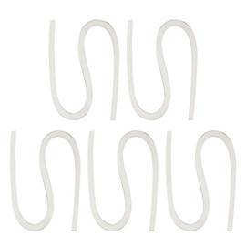 PATIKIL 60pcs Metallic Quilling Strips Paper 5mm(3/16") x 54cm Origami Paper Quilling Kits for Adults Beginner Art DIY Craft Christmas, White