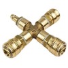 Compressed Air Distributor Triple with Couplings, Coupling Plug & Seal