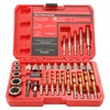 UYECOVE 33Pcs Screw Bolt Extractor Set Hex Head Multi-Spline, Left