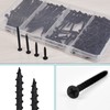 Drywall Screws Assortment Kit - 170 Pcs Black Wood Screws