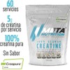 Meta Nutrition, Creatina Monohidratada Alemana Creapure®, 300g, 60 servicios.