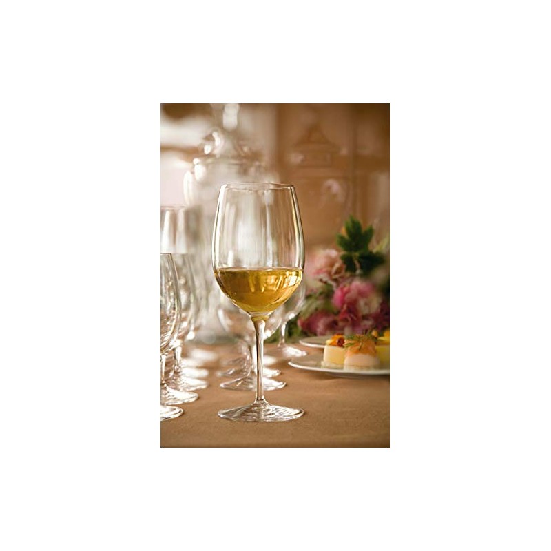 Luigi Bormioli Styles 12.75 oz Soft White Wine Glasses (Set