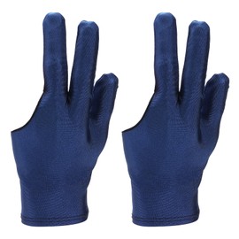 YELARXI Three Fingers Pool Gloves Billiards Left Hand Cue Sport Glove 2Pcs