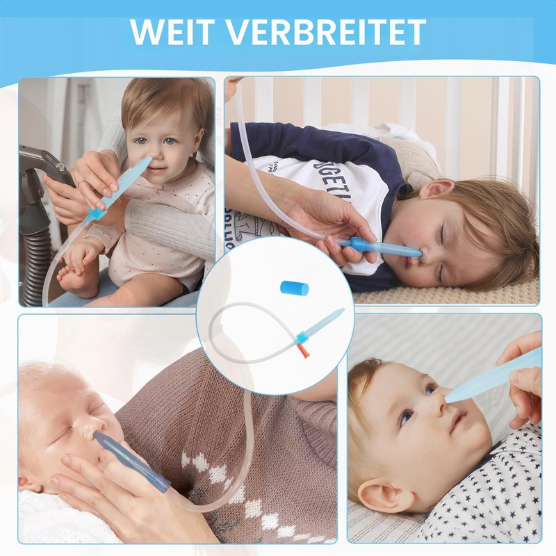 Ebksqs Nasal Aspirator Soft Nasal Aspirator with 20 Filters Easy
