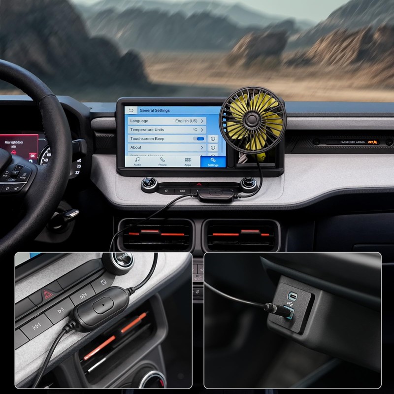 Mabett Multi-Function Cubby Insert Set for Ford Maverick 2022-2024 Accessories,