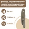 ArrogantF Gliding Door Thumb Latch Replacement for Andersen Sliding Glass