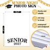 MotiMind 8 Pcs Class of 2027 Senior Photo Booth Props