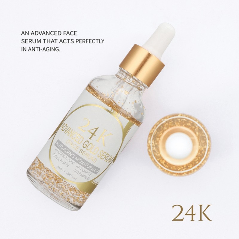24k Gold Hyaluronic Acid Anti Aging Serum Whitening Vitamin C