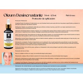 Oleum aceite desincrustante 50 ml  limpia poros da y noche piel mixta                                                                                 