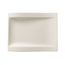 Villeroy & Boch New Wave Large Rectangular Salad Plate, 10.25 x 7.75 in, White