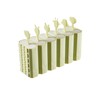 WUBAYI 6 Cell Ice Lolly Moulds,Healthy Refreshing Fruit Treat Maker