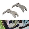 2pcs Flat Bed Sewing Machine Zipper Foot Professional Rust Prevention