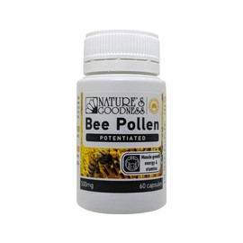 Natures Goodness Nature's Goodness Bee Pollen Potentiated (Activ) 500mg 60c