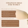 Sticky Adhesive Push-Up Invisible Strapless Bras for Women - 2