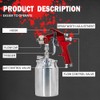 RRJ HVLP Air Spray Gun Car Auto Paint Gun 1.8mm