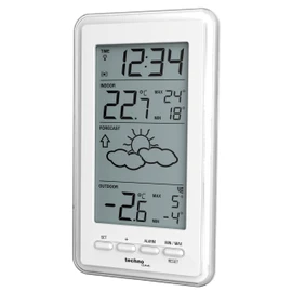 Technoline WS9130weiß Weather Station with Forecast of Weather Situation and Indoor and Outdoor Temperature, White