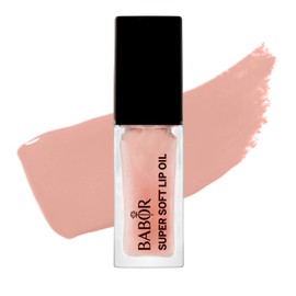 BABOR MAKE UP Lip Oil, nourishing lip oil, non-sticky, for soft lips, with cherry stone oil, shiny Pearl Pink