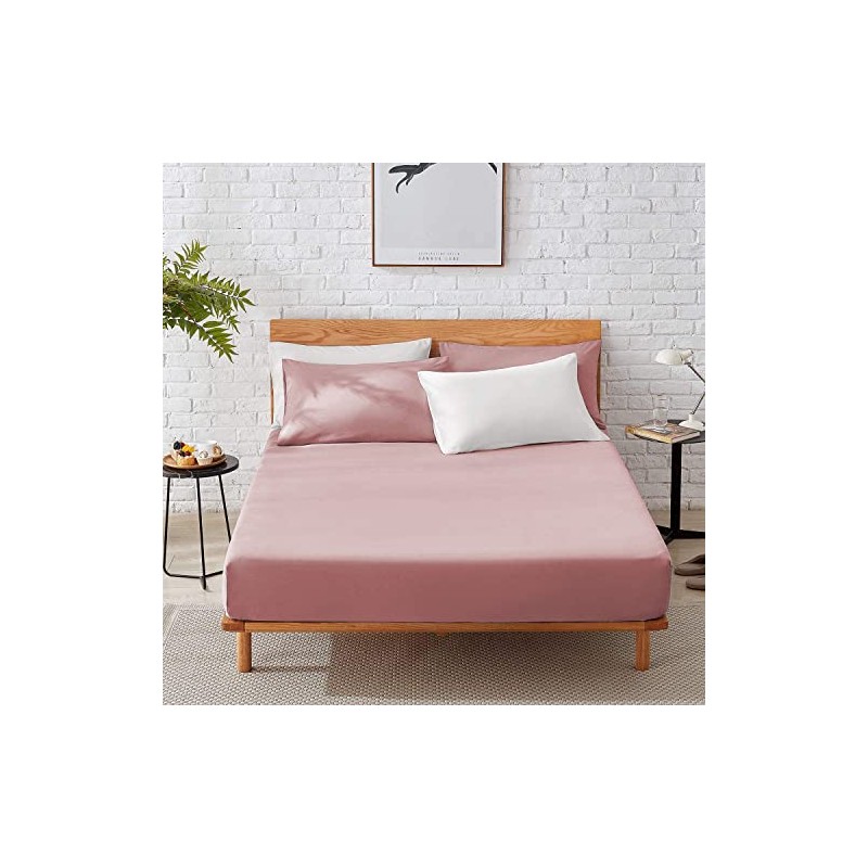 Fitted Sheets 100% Egyptian Cotton 200 Thread Count 40CM/16" Soft