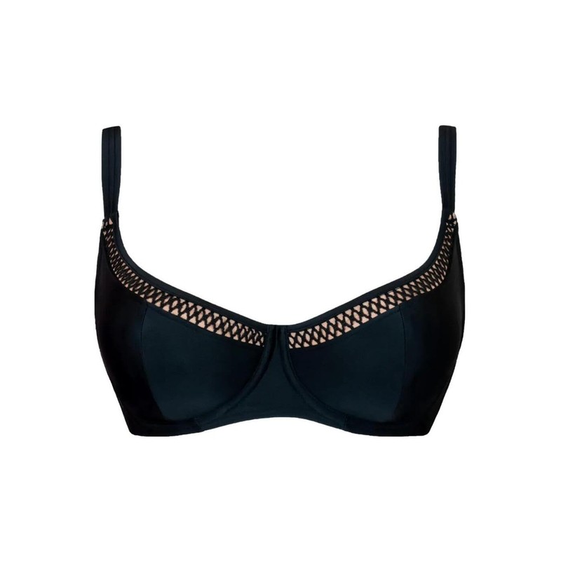 Curvy Kate Women's First Class Balcony Top Bikini, black