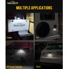 Partsam LED License Plate Light Waterproof 12V DC License Tag