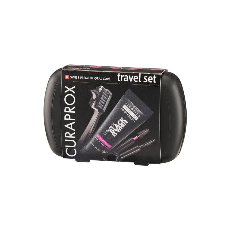 Set de viaje Curaprox (Travel set) (BLACK)